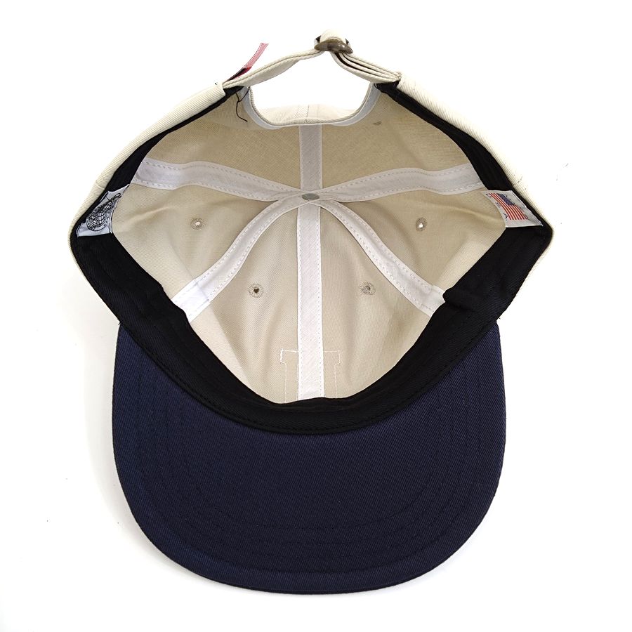 COOPERSTOWN BALL CAP / 1948 ROCK FORD PEACHES / STONE×NAVY【SPECIAL ORDER COLOR】 MADE IN USA