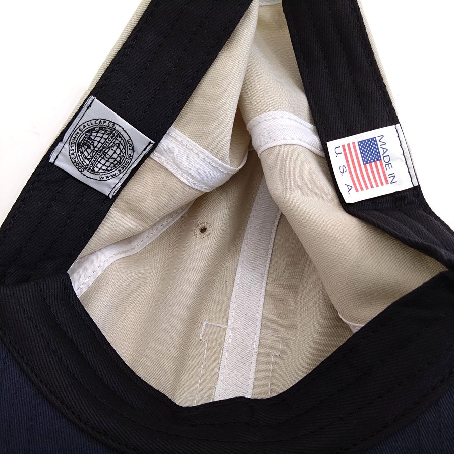 COOPERSTOWN BALL CAP / 1935 BISMARCK CHURCHILLS / STONE×NAVY【SPECIAL ORDER COLOR】/ EXCLUSIVE / MADE IN USA