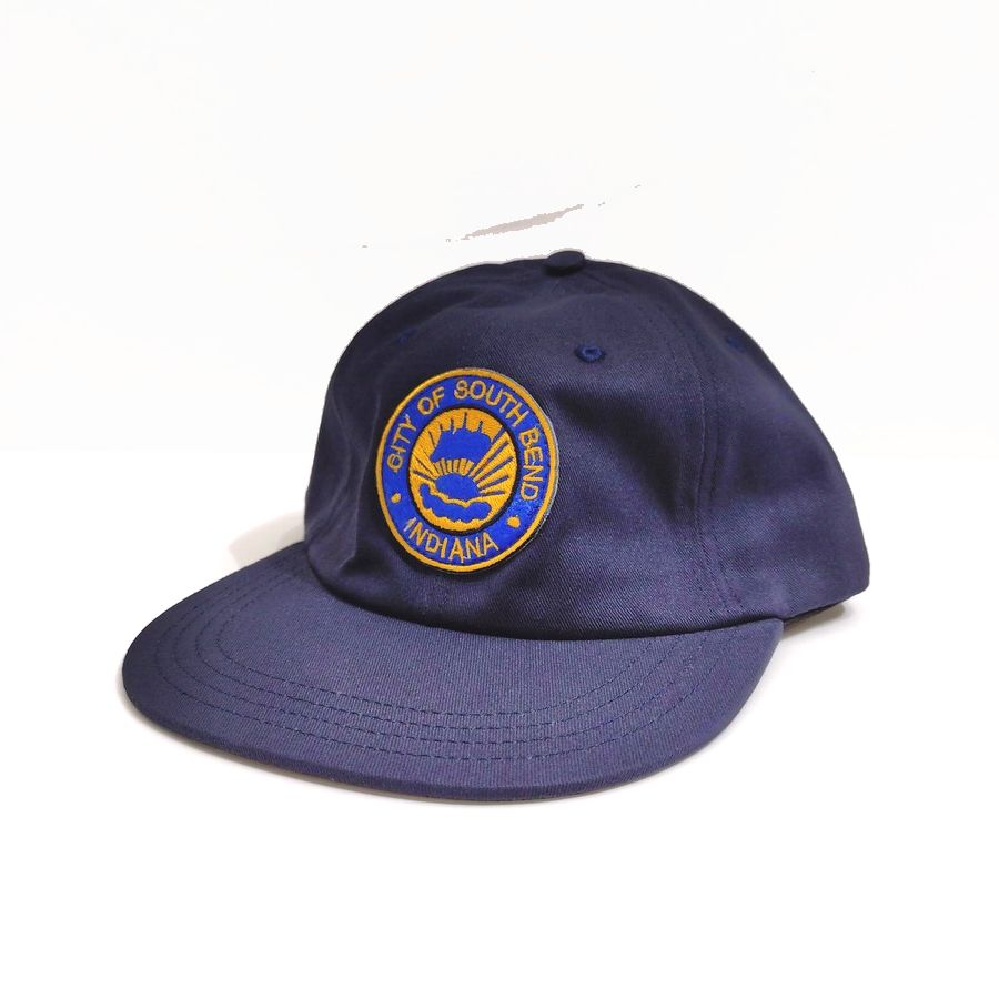 COOPERSTOWN BALL CAP / 1943 SOUTH BEND BLUE SOX / 2COLOR / PATCH / MADE IN USA