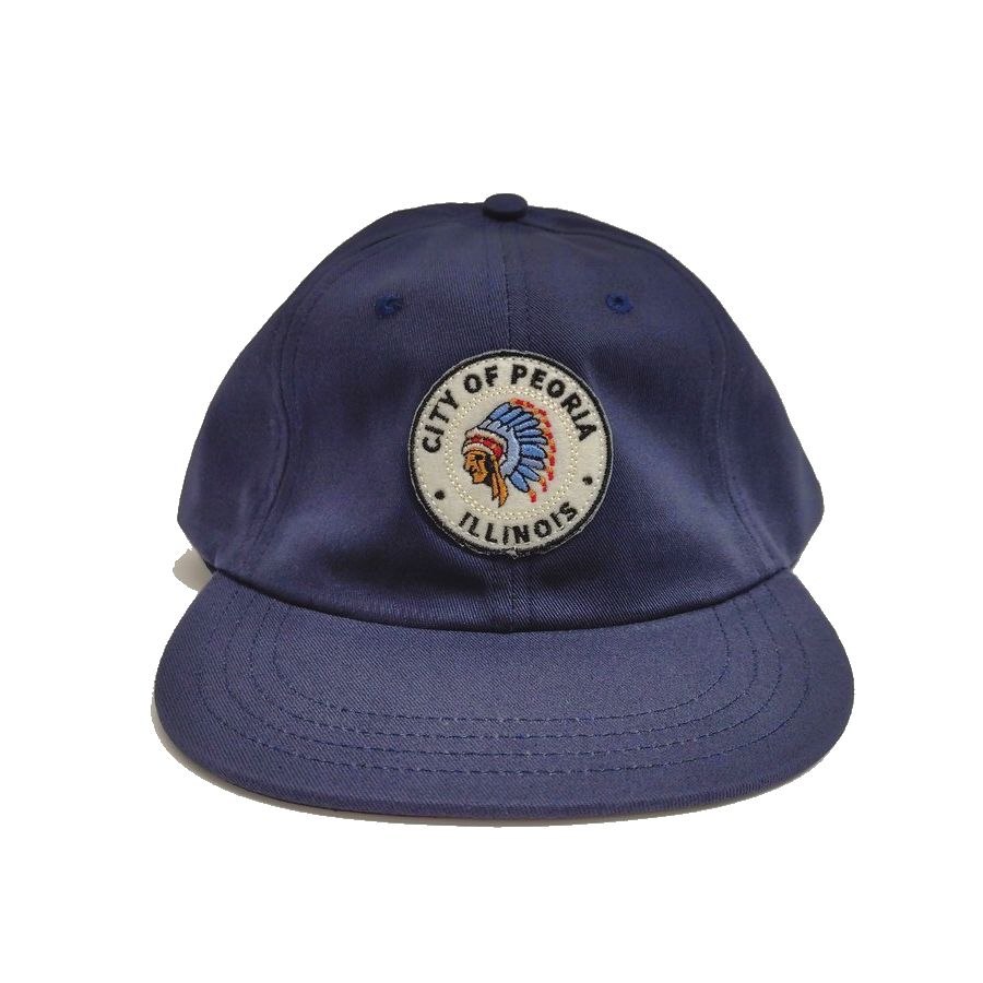 COOPERSTOWN BALL CAP / 1948 ROCK FORD PEACHES / PATCH / 2COLOR / MADE IN USA