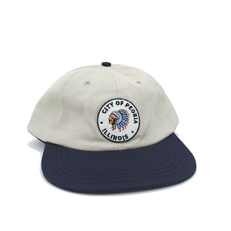 COOPERSTOWN BALL CAP / 1948 ROCK FORD PEACHES / STONE×NAVY【SPECIAL ORDER COLOR】 MADE IN USA