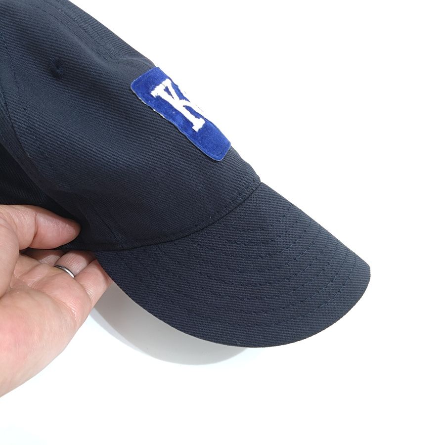 COOPERSTOWN BALL CAP / KANSAS CITY ROYALS / VINTAGE PATCH / BRUSHED COTTON TWILL / SOFT VISOR / SNAP / NAVY / SPECIAL ORDER MODEL / MADE IN USA