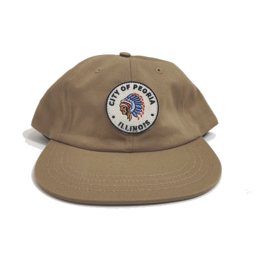 COOPERSTOWN BALL CAP / 1948 ROCK FORD PEACHES / KHAKI / SPECIAL ORDER COLOR / MADE IN USA