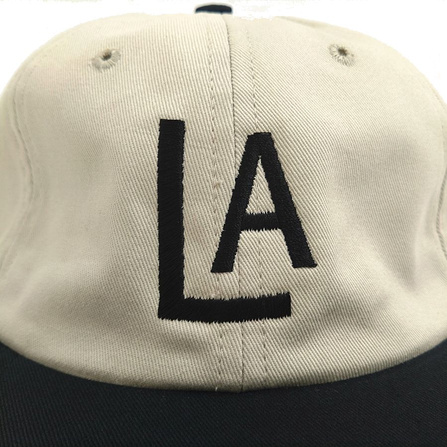COOPERSTOWN BALL CAP / 1943 LOSANGELES ENGELES / STONE×BLACK / SPECIAL ORDER COLOR / MADE IN USA