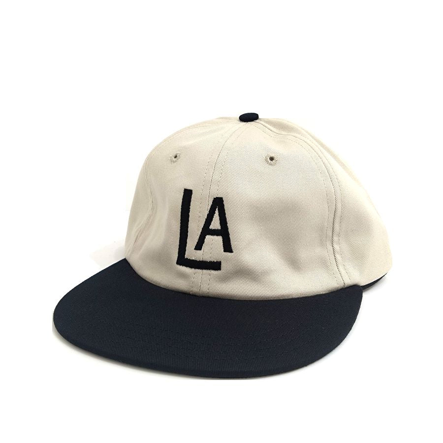 COOPERSTOWN BALL CAP / 1943 LOSANGELES ENGELES / STONE×BLACK / SPECIAL ORDER COLOR / MADE IN USA