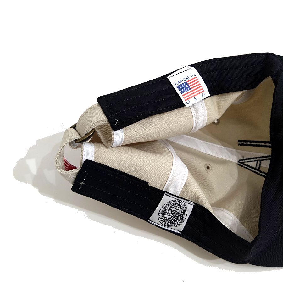COOPERSTOWN BALL CAP / 1943 LOSANGELES ENGELES / STONE×BLACK / SPECIAL ORDER COLOR / MADE IN USA