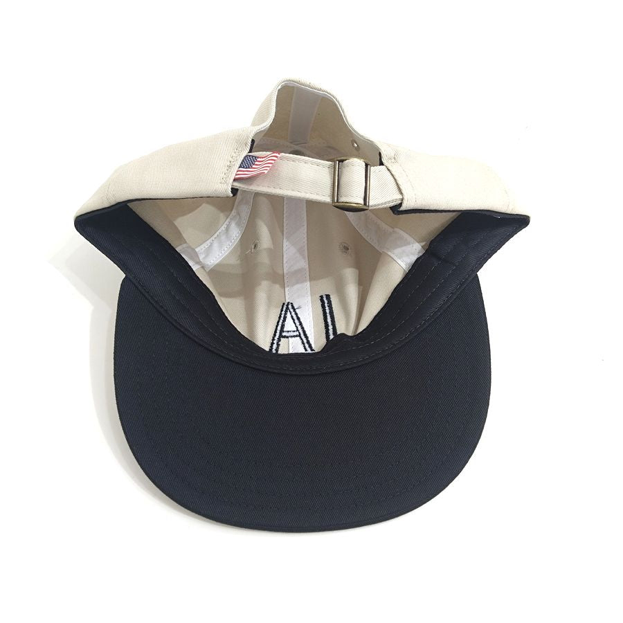 COOPERSTOWN BALL CAP / 1943 LOSANGELES ENGELES / STONE×BLACK / SPECIAL ORDER COLOR / MADE IN USA