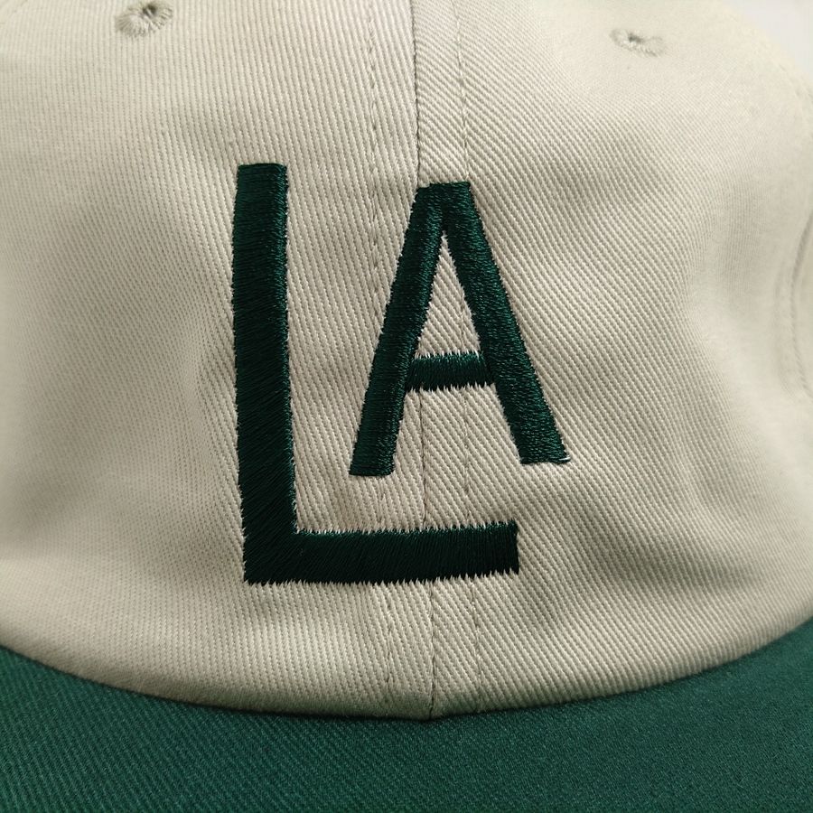 COOPERSTOWN BALL CAP / 1943 LOSANGELES ENGELES / STONE×GREEN / SPECIAL ORDER COLOR / MADE IN USA