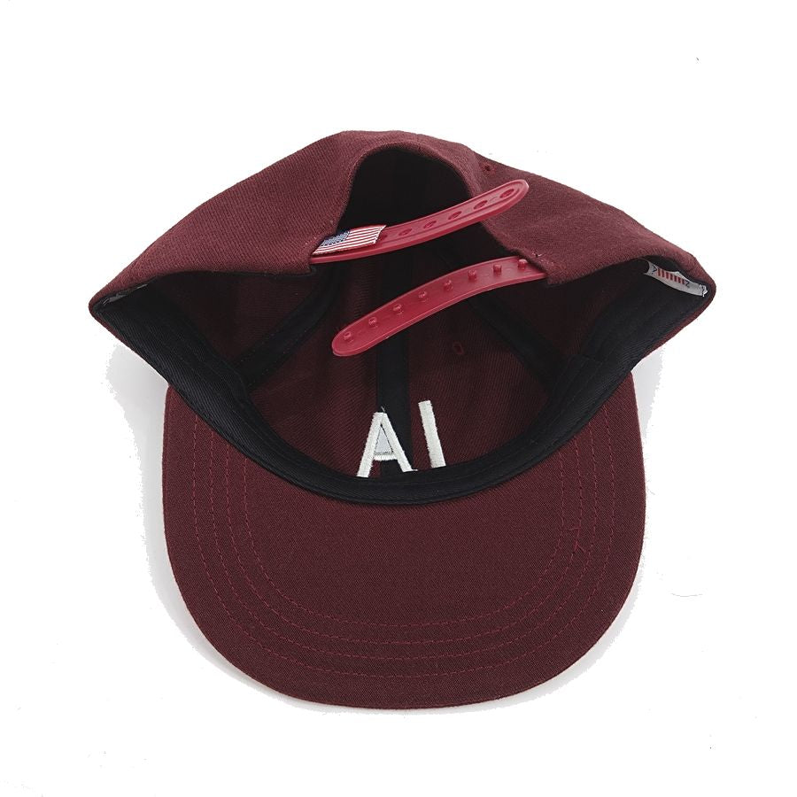 COOPERSTOWN BALL CAP / 1943 LOS ANGELES ANGELS / WOOLSAGE / MAROON / MADE IN USA