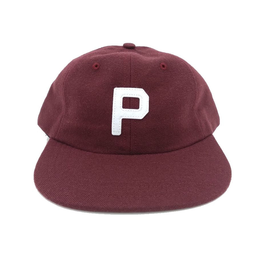 COOPERSTOWN BALL CAP / 1947 PORTLAND BEAVERS / WOOL SAGE / MAROON / MADE IN USA