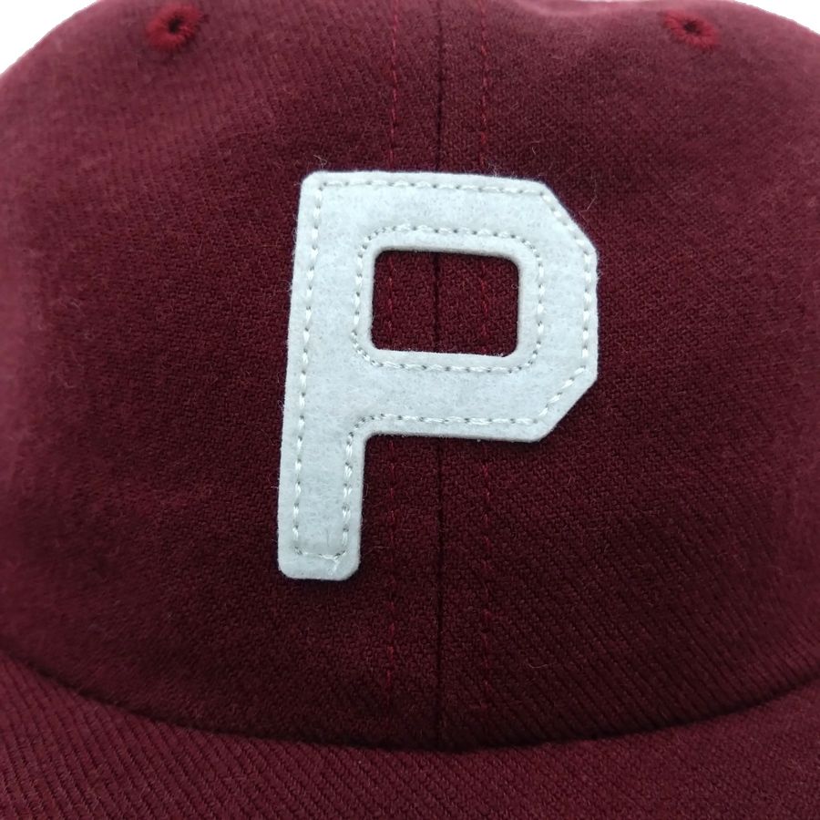COOPERSTOWN BALL CAP / 1947 PORTLAND BEAVERS / WOOL SAGE / MAROON / MADE IN USA