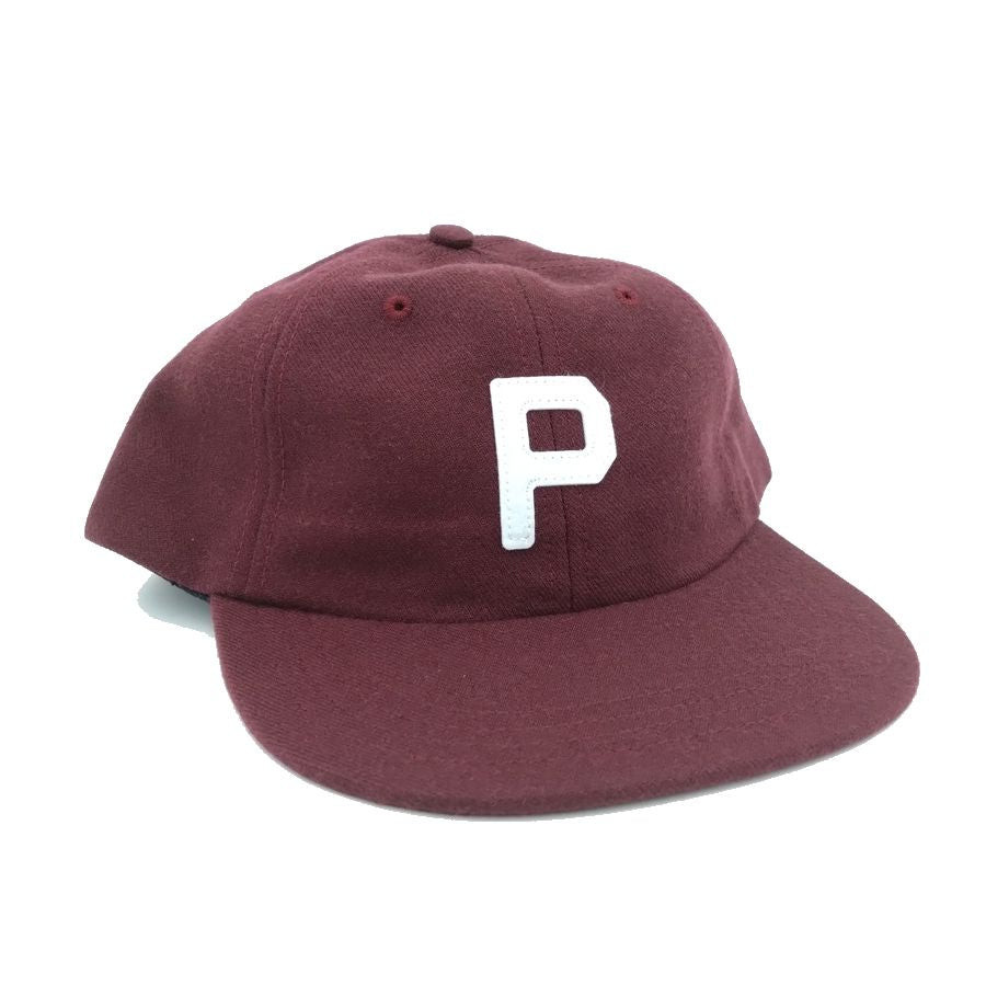 COOPERSTOWN BALL CAP / 1947 PORTLAND BEAVERS / WOOL SAGE / MAROON / MADE IN USA