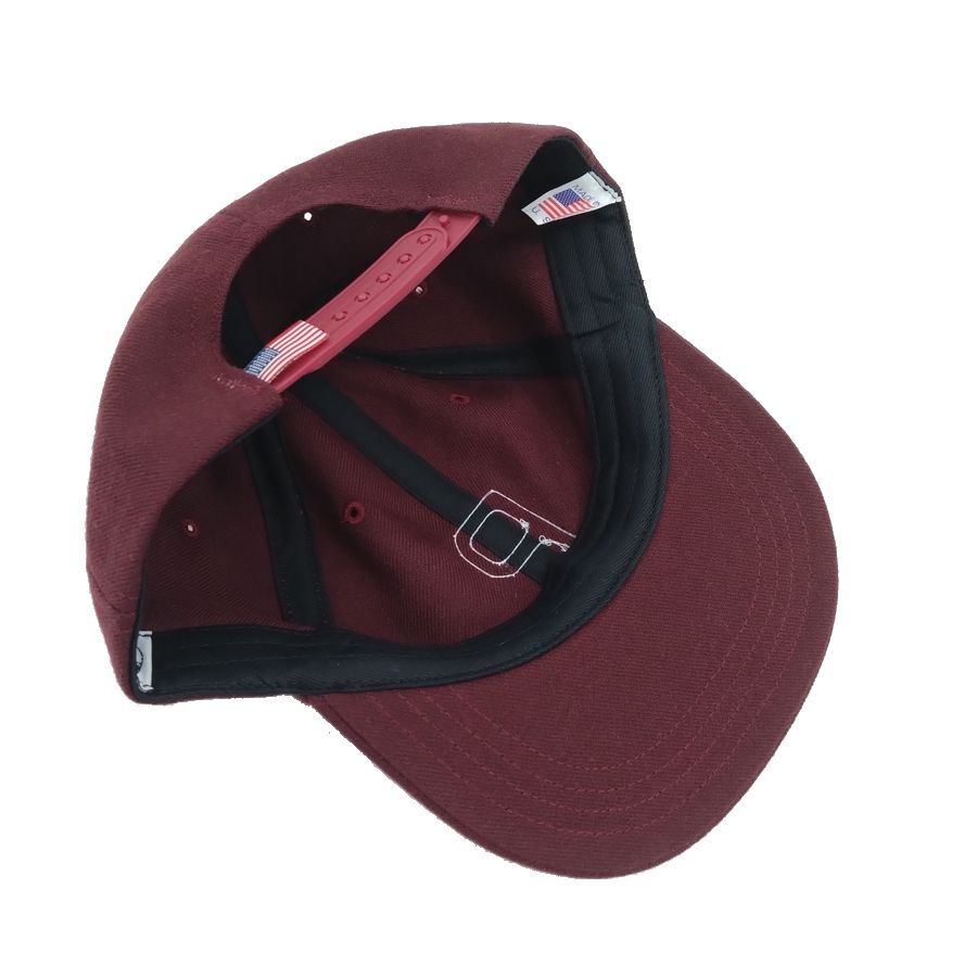 COOPERSTOWN BALL CAP / 1947 PORTLAND BEAVERS / WOOL SAGE / MAROON / MADE IN USA