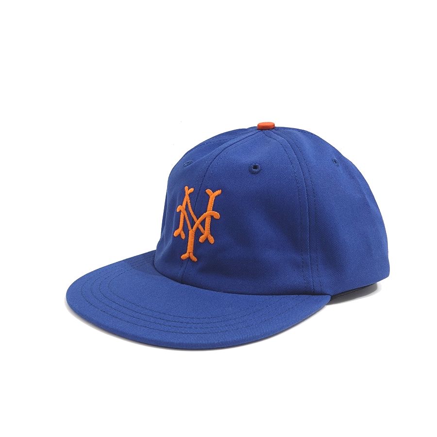 COOPERSTOWN BALL CAP / 1947 NEWYORK CUBANS / ROYAL(Orange Logo2) MADE IN USA