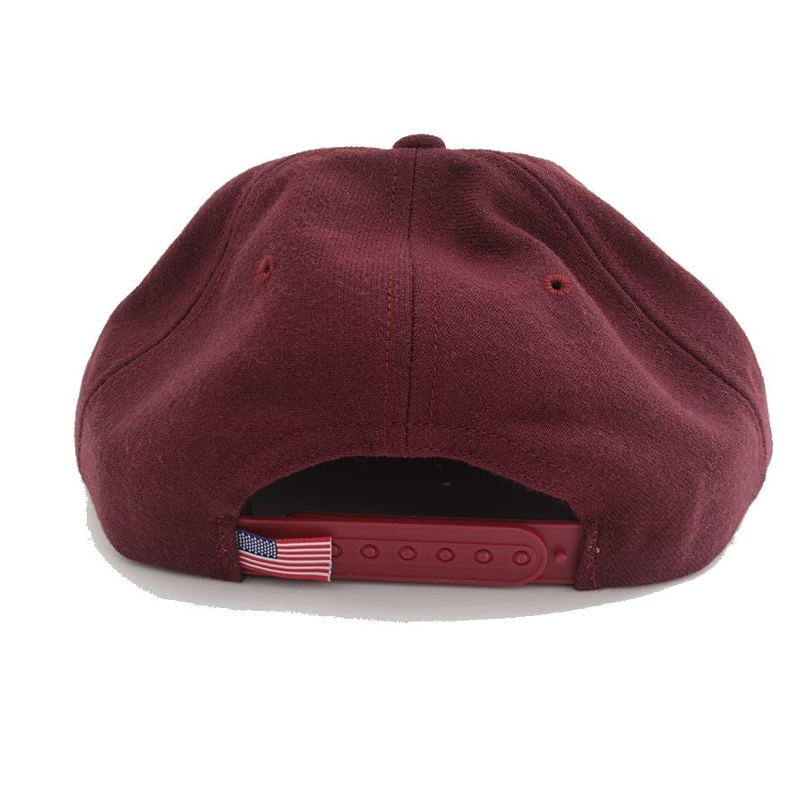 COOPERSTOWN BALL CAP / 1936 SING SING INMATES / WOOL SAGE / MAROON / PATCH(RED×WHITE)SNAP / MADE IN USA