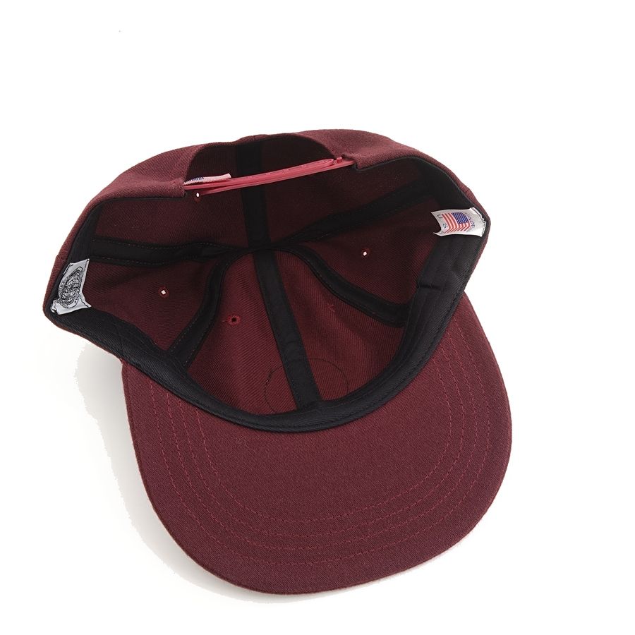 COOPERSTOWN BALL CAP / 1936 SING SING INMATES / WOOL SAGE / MAROON / PATCH(RED×WHITE)SNAP / MADE IN USA