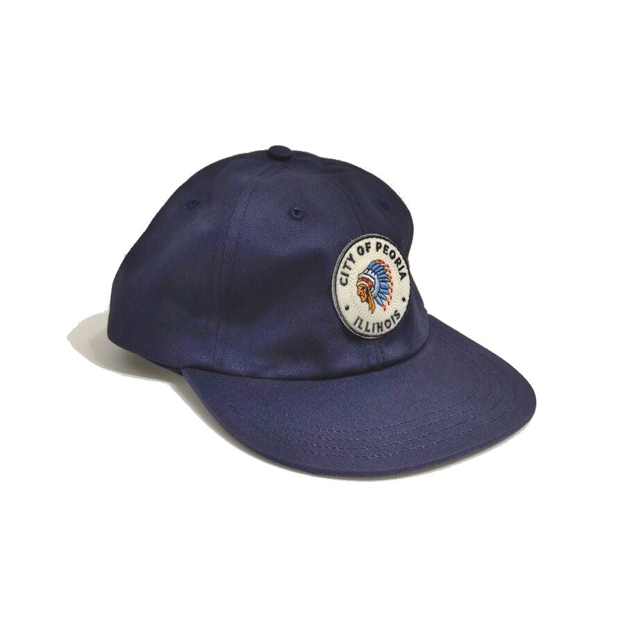 COOPERSTOWN BALL CAP / 1948 ROCK FORD PEACHES / PATCH / 2COLOR / MADE IN USA