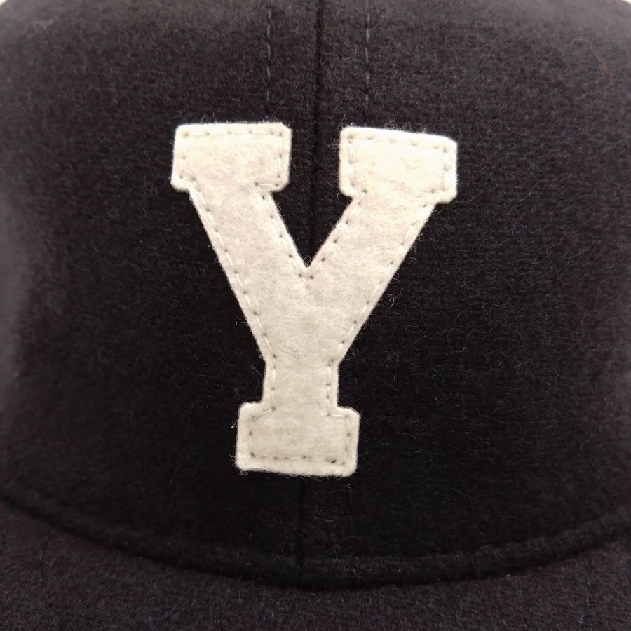 COOPERSTOWN BALL CAP / 1931 YOUGSTOWN TUBERS / NAVY / WOOL FLANNEL / FELT / LEATHER STRAP / MADE IN USA