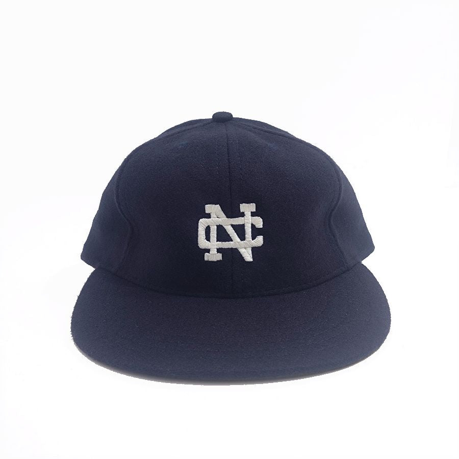 COOPERSTOWN BALL CAP / 1960 NORTH CAROLINA UNIVERSITY / EXCLUSIVE / NAVY / WOOL FLANNEL / LEATHER STRAP / MADE IN USA