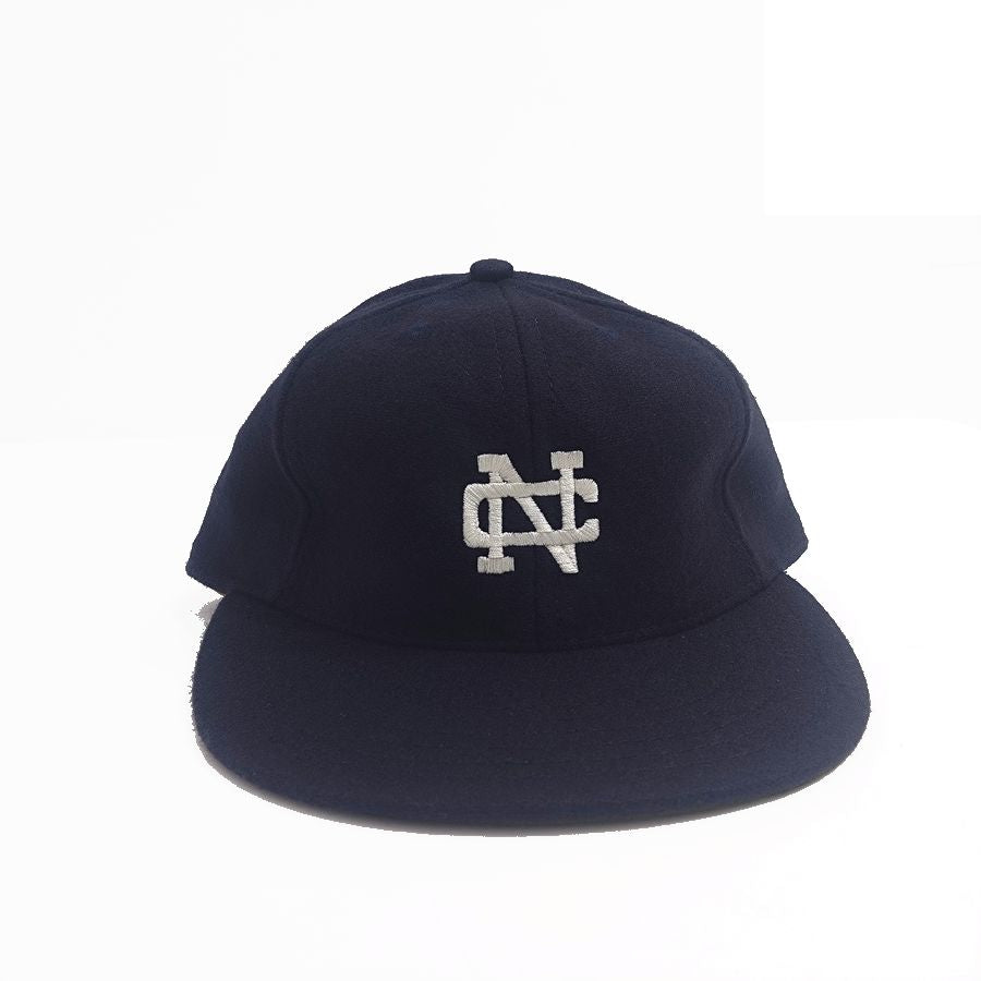COOPERSTOWN BALL CAP / 1960 NORTH CAROLINA UNIVERSITY / EXCLUSIVE / NAVY / WOOL FLANNEL / LEATHER STRAP / MADE IN USA