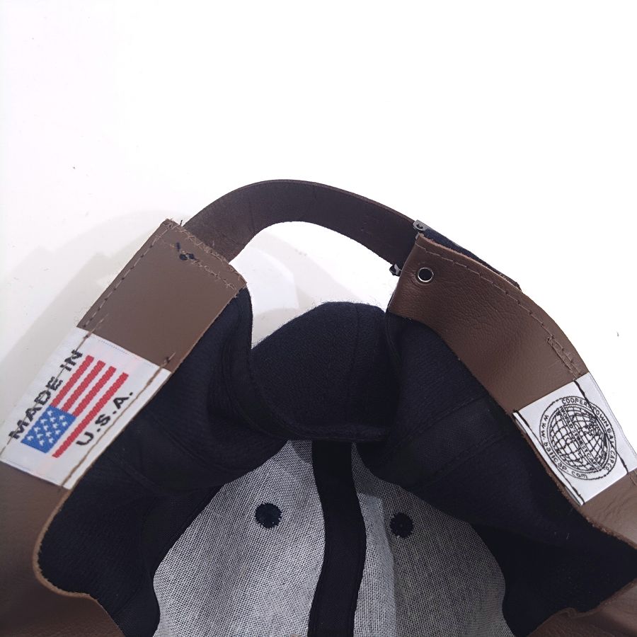 COOPERSTOWN BALL CAP / 1915 CHICAGO WHALES / EXCLUSIVE / NAVY / WOOL FLANNEL / LEATHER STRAP / MADE IN USA