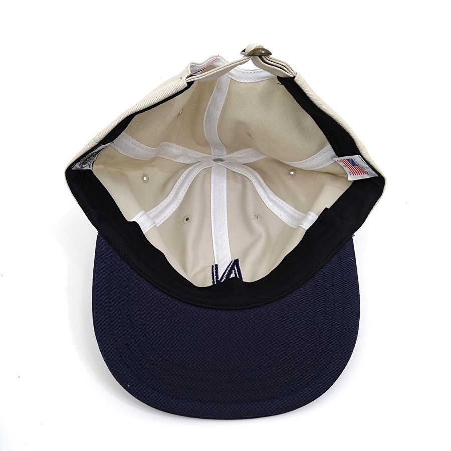 COOPERSTOWN BALL CAP / 1927 NEWARK BEARS(SMALL LOGO) STONE×NAVY【SPECIAL ORDER COLOR】MADE IN USA