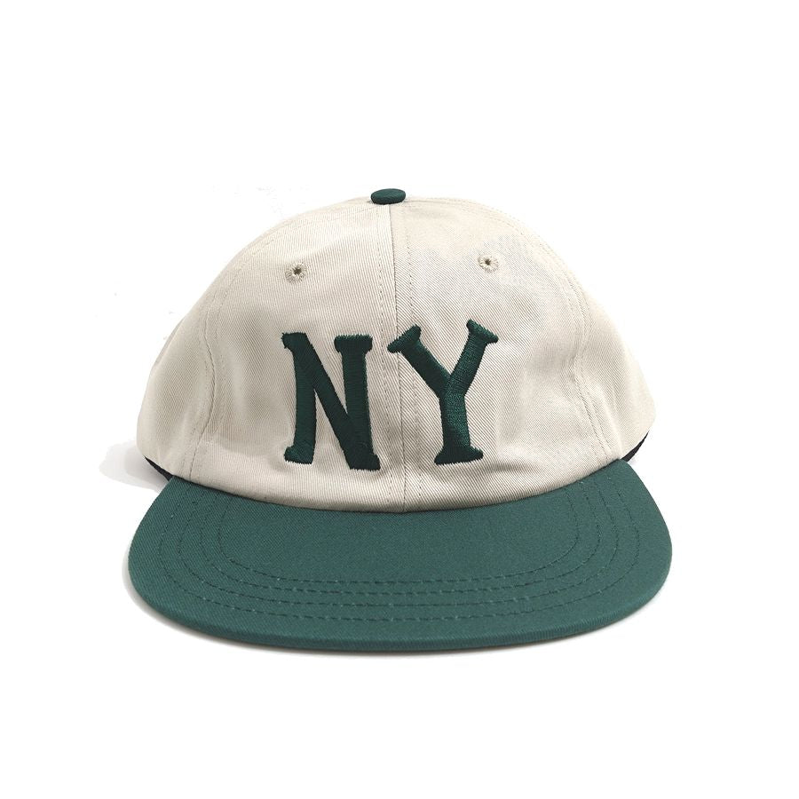 COOPERSTOWN BALL CAP / 1936 NEWYORK BLACK YANKEES / STONE×GREEN / 50mm LOGO / SPECIAL ORDER COLOR / MADE IN USA