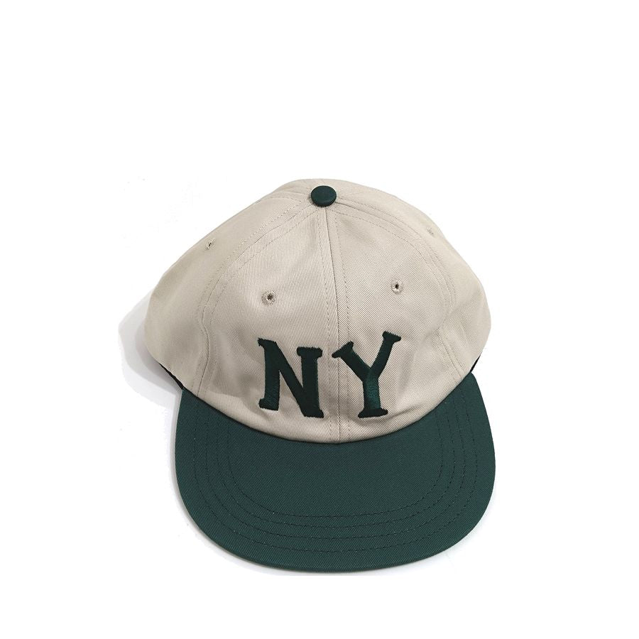 COOPERSTOWN BALL CAP / 1936 NEWYORK BLACK YANKEES / STONE×GREEN / 50mm LOGO / SPECIAL ORDER COLOR / MADE IN USA