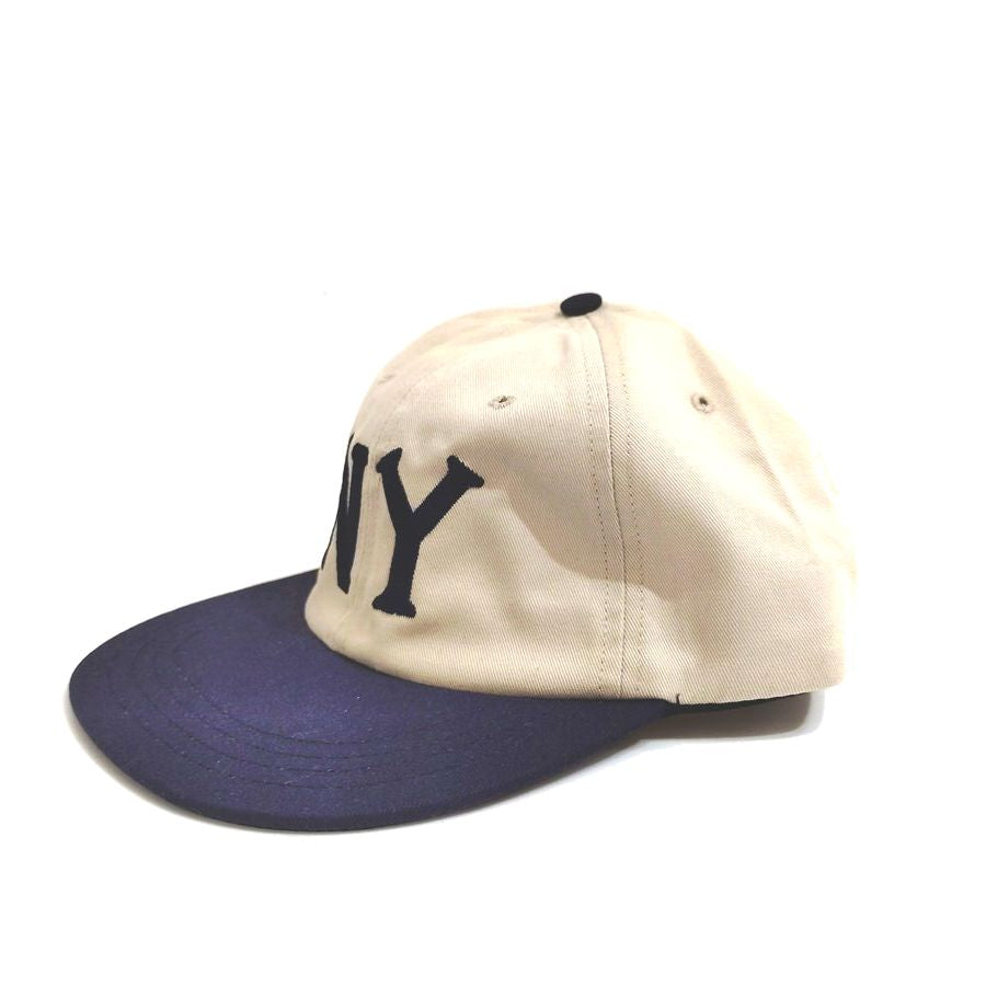 COOPERSTOWN BALL CAP / 1936 NEWYORK BLACK YANKEES / STONE×NAVY / 50mm LOGO / SPECIAL ORDER COLOR / MADE IN USA