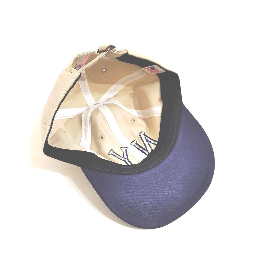 COOPERSTOWN BALL CAP / 1936 NEWYORK BLACK YANKEES / STONE×NAVY / 50mm LOGO / SPECIAL ORDER COLOR / MADE IN USA