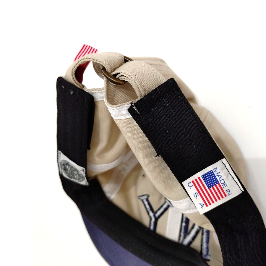 COOPERSTOWN BALL CAP / 1936 NEWYORK BLACK YANKEES / STONE×NAVY / 50mm LOGO / SPECIAL ORDER COLOR / MADE IN USA