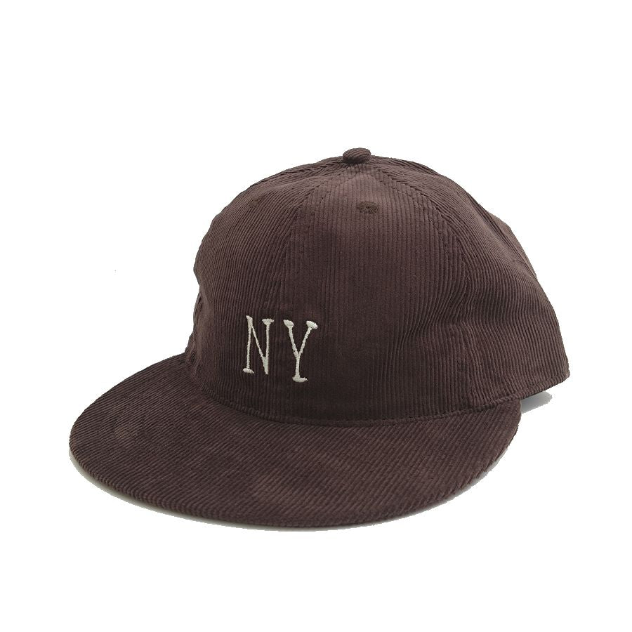 COOPERSTOWN BALL CAP / CORDUROY CAP / 1936 NEWYORK BLACK YANKEES(SMALL LOGO) BROWN / SOFT VISOR / SPECIAL ORDER MODEL / MADE IN USA