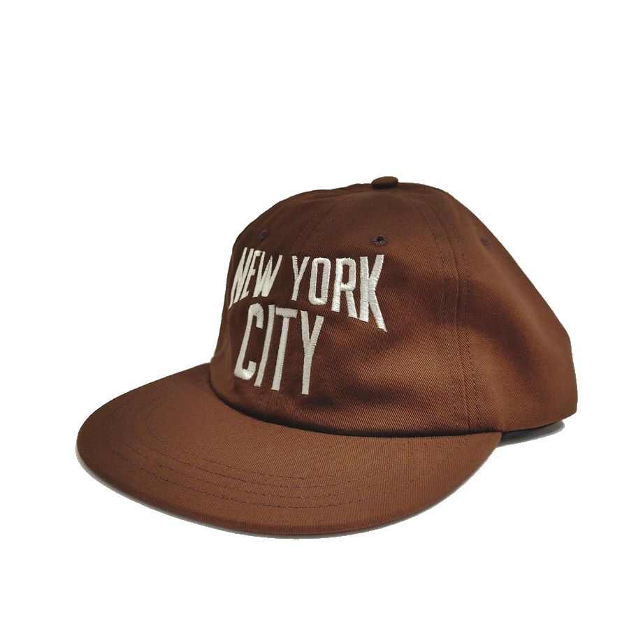 COOPERSTOWN BALL CAP / MOTIF-NEWYORK CITY / BROWN / SPECIAL ORDER COLOR / MADE IN USA