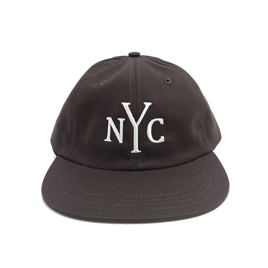 COOPERSTOWN BALL CAP / MOTIF-NEWYORK CITY(NYC) D,BROW / SPECIAL ORDER COLOR / MADE IN USA
