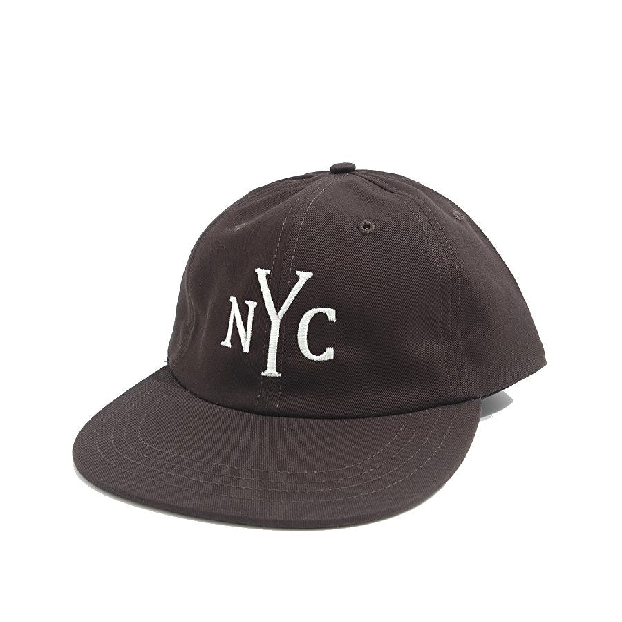COOPERSTOWN BALL CAP / MOTIF-NEWYORK CITY(NYC) D,BROW / SPECIAL ORDER COLOR / MADE IN USA
