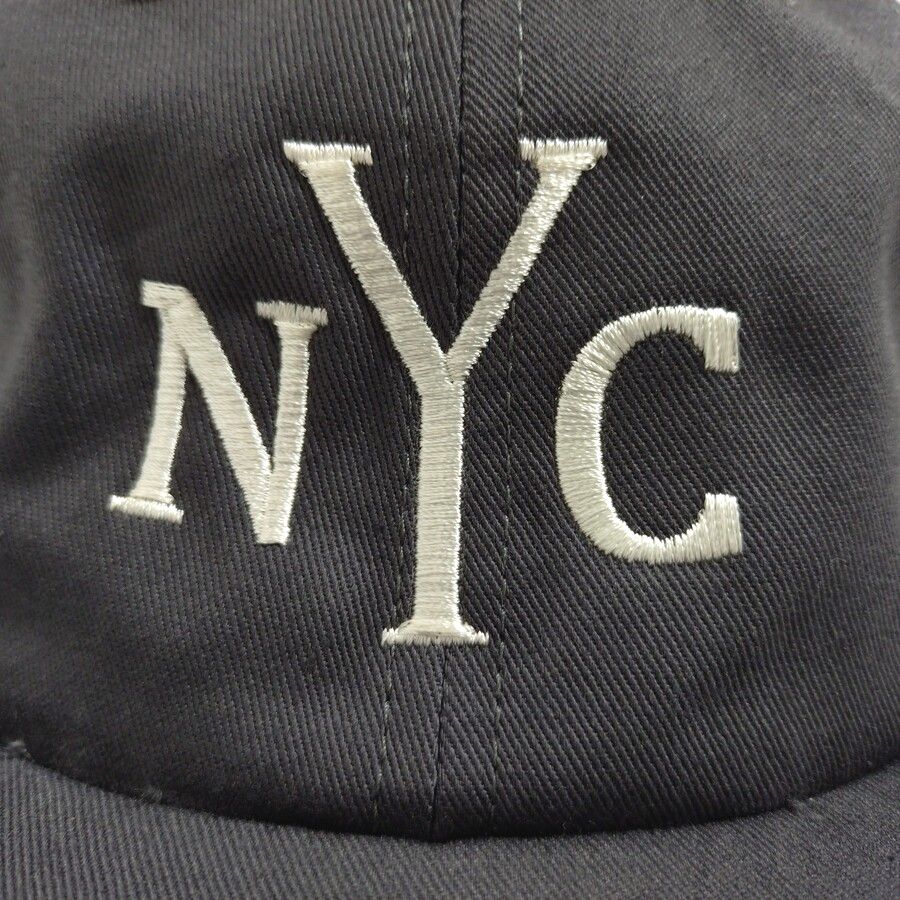 COOPERSTOWN BALL CAP / NEWYORK CITY(NYC) DARK GRAY / MADE IN USA