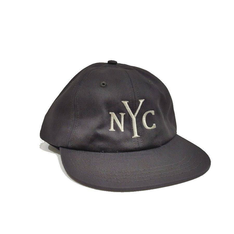 COOPERSTOWN BALL CAP / NEWYORK CITY(NYC) DARK GRAY / MADE IN USA