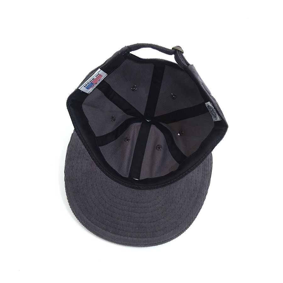 COOPERSTOWN BALL CAP / CORDUROY CAP / 1936 NEWYORK BLACK YANKEES(SMALL LOGO) GRAY / SOFT VISOR / SPECIAL ORDER MODEL / MADE IN USA