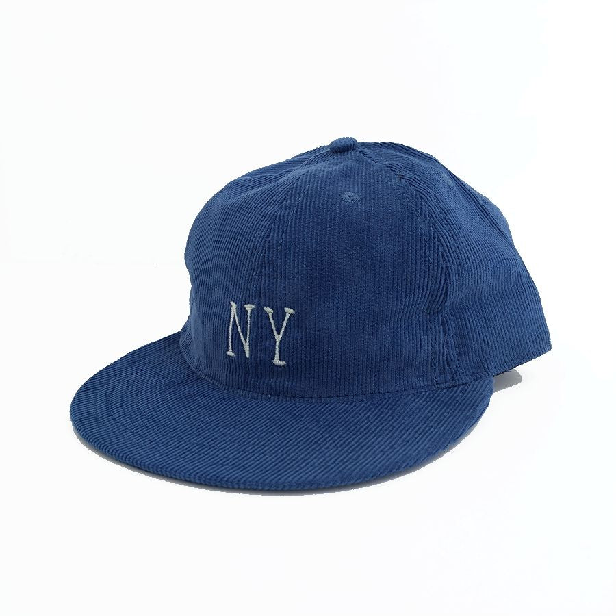 COOPERSTOWN BALL CAP / CORDUROY CAP / 1936 NEWTORK BLACK YANKEES(SMALL LOGO) OCEAN / SOFT VISOR / SPECIAL ORDER MODEL / MADE IN USA