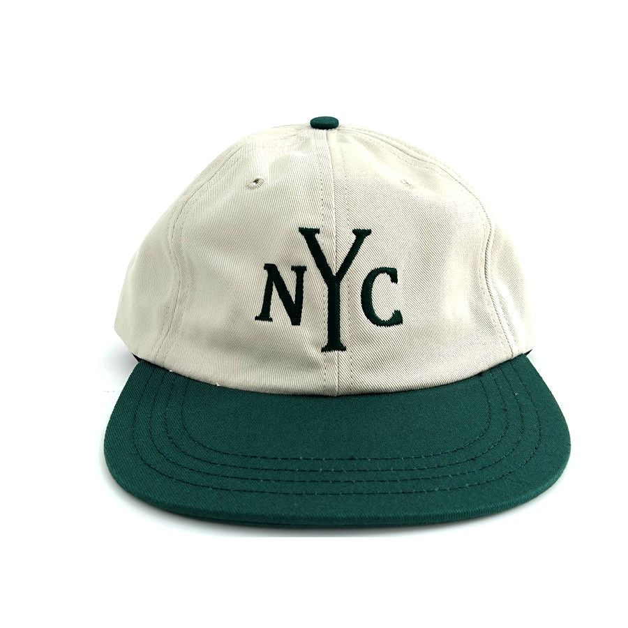 COOPERSTOWN BALL CAP / MOTIF NEWYORK CITY(NYC) / STONE×GREEN / SPECIAL ORDER COLOR / MADE IN USA