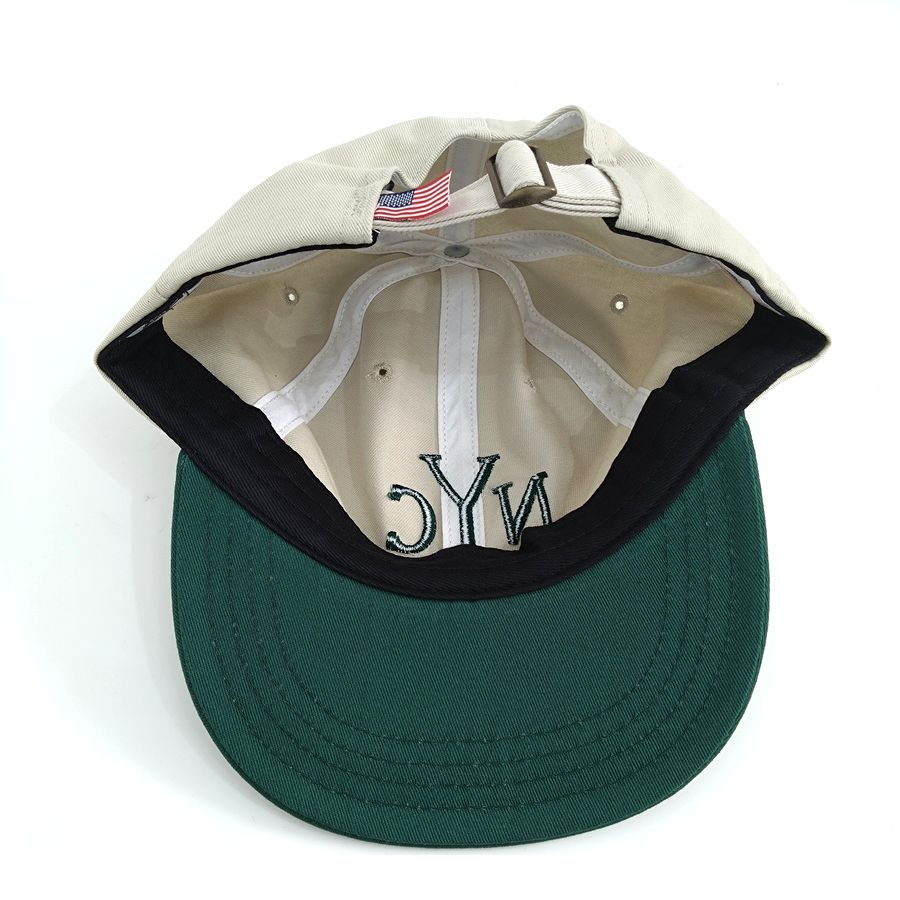 COOPERSTOWN BALL CAP / MOTIF NEWYORK CITY(NYC) / STONE×GREEN / SPECIAL ORDER COLOR / MADE IN USA