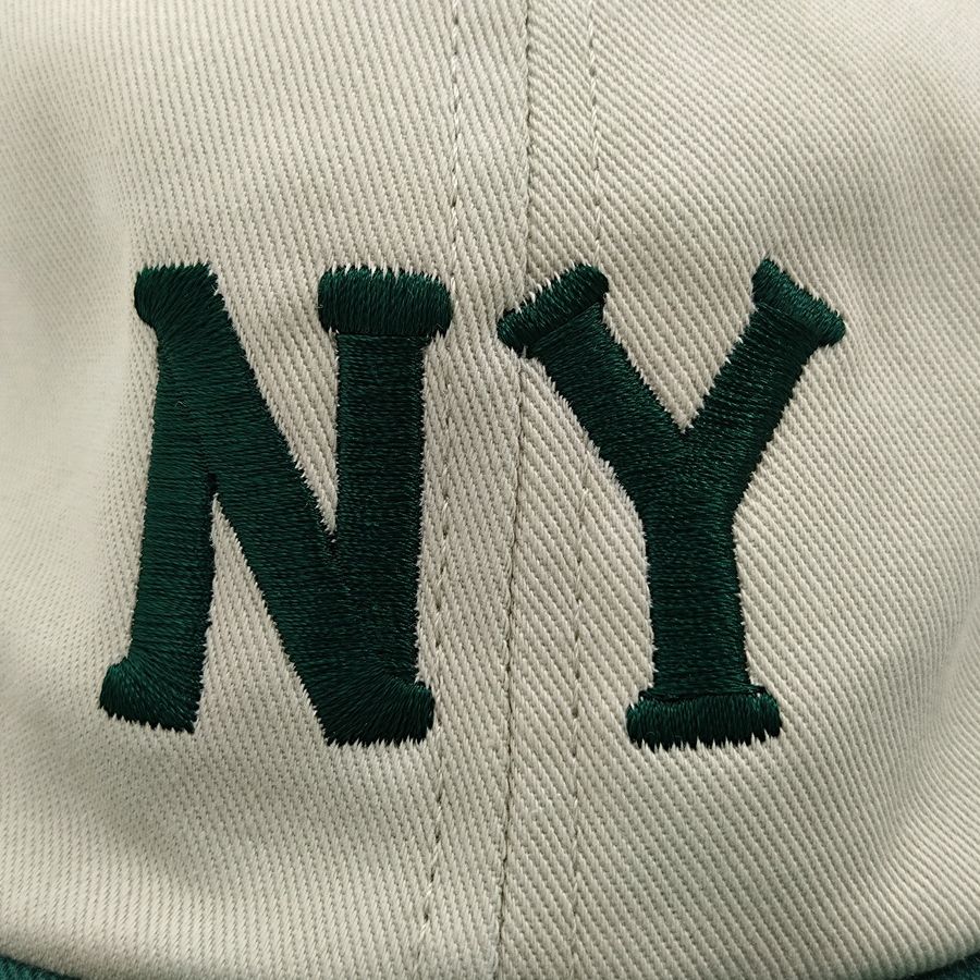 COOPERSTOWN BALL CAP / 1936 NEWYORK BLACK YANKEES / STONE×GREEN / SPECIAL ORDER COLOR / MADE IN USA
