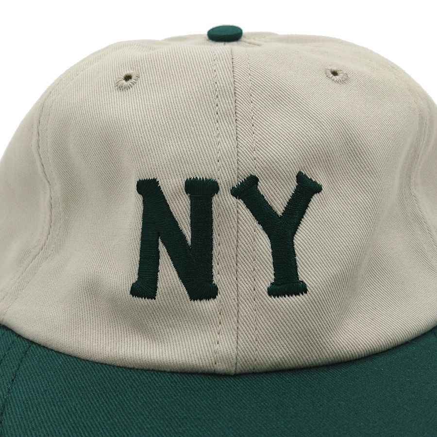 COOPERSTOWN BALL CAP / 1936 NEWYORK BLACK YANKEES / STONE×GREEN / SPECIAL ORDER COLOR / MADE IN USA