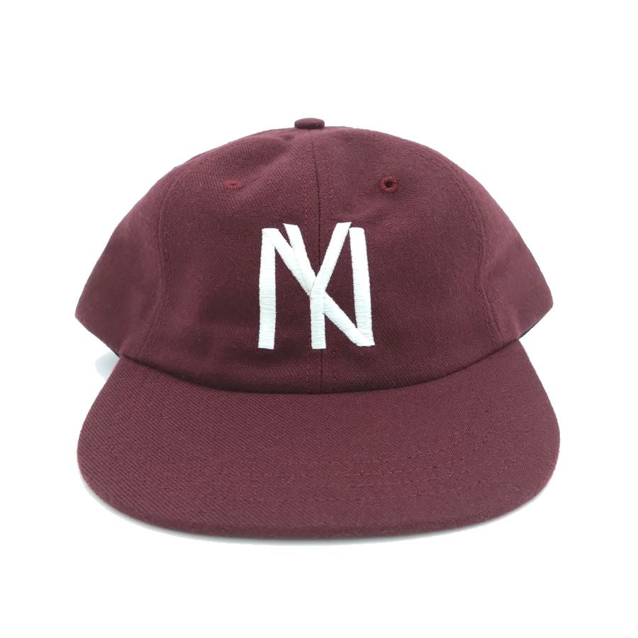 COOPERSTOWN BALL CAP / 1935 NEWYORK BLACK YANKEES / WOOLSAGE / MAROON / MADE IN USA