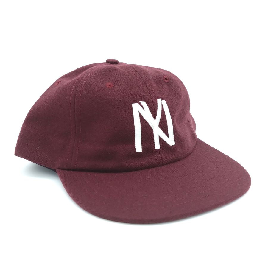 COOPERSTOWN BALL CAP / 1935 NEWYORK BLACK YANKEES / WOOLSAGE / MAROON / MADE IN USA