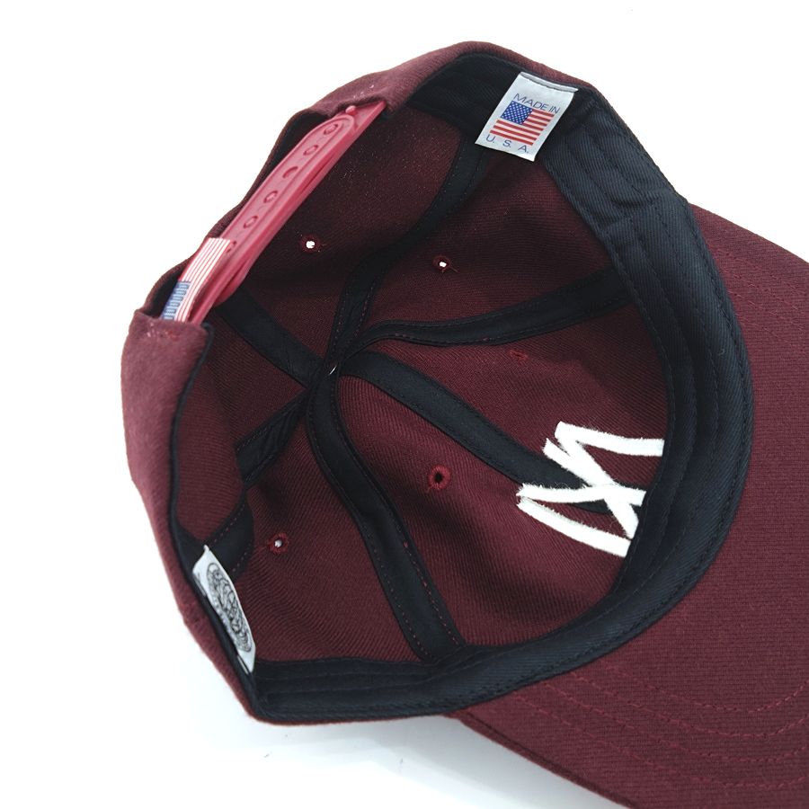 COOPERSTOWN BALL CAP / 1935 NEWYORK BLACK YANKEES / WOOLSAGE / MAROON / MADE IN USA
