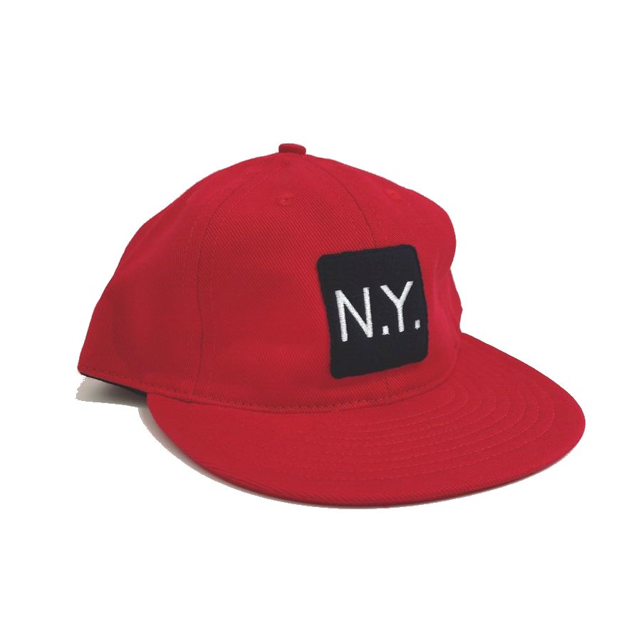 COOPERSTOWN BALL CAP / MOTIF-NEWYORK (N.Y.) / SPECIAL ORDER MODEL / BRUSHED COTTON TWILL / SOFT VISOR / 2PATCH COLOR / MADE IN USA