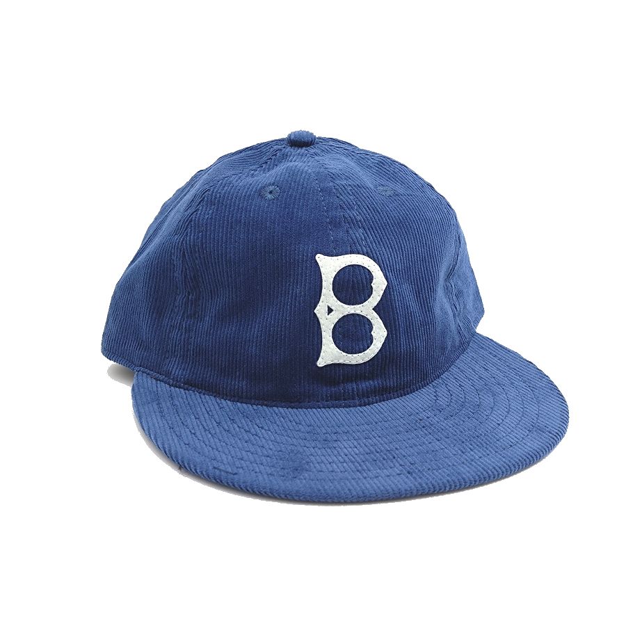 COOPERSTOWN BALL CAP / CORDUROY CAP / 1947 BALTIMORE ELITE GIANTS / OCEAN / SPECIAL ORDER MODEL / MADE IN USA