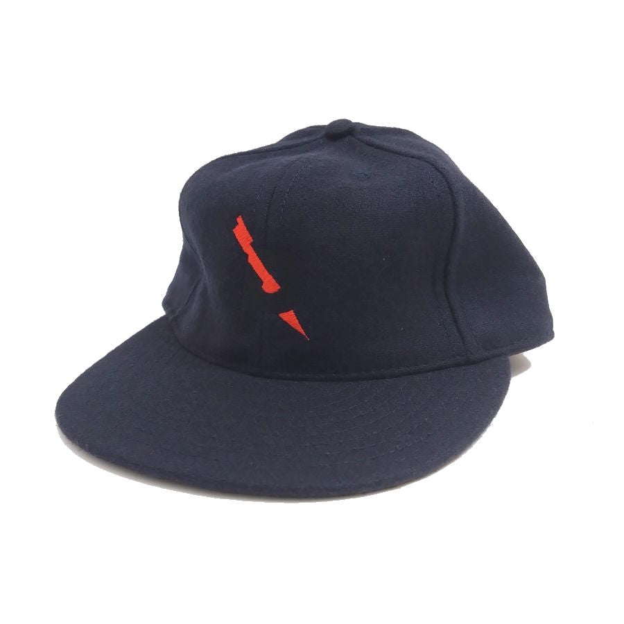 COOPERSTOWN BALL CAP / 1935 PANAMA FLASH / NAVY / WOOL FLANNEL / LEATHER STRAP / MADE IN USA