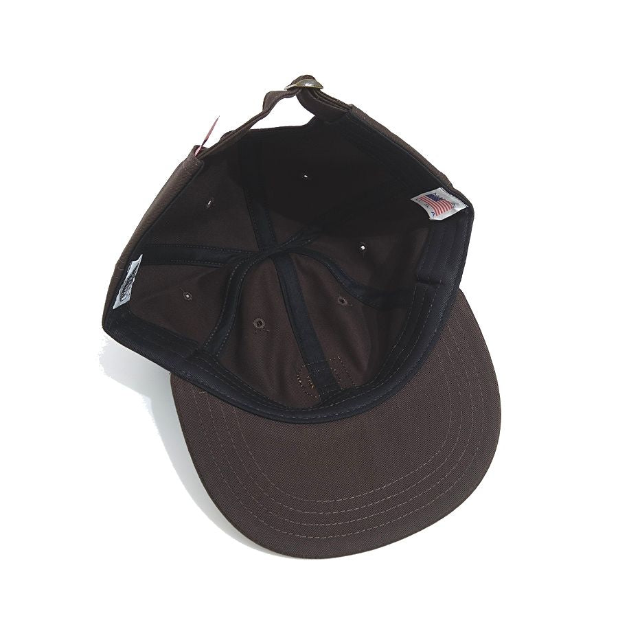 COOPERSTOWN BALL CAP / 1947 PORTLAND BEAVERS / D,BROWN / ORANGE FELT / SPECIAL ORDER COLOR / MADE IN USA